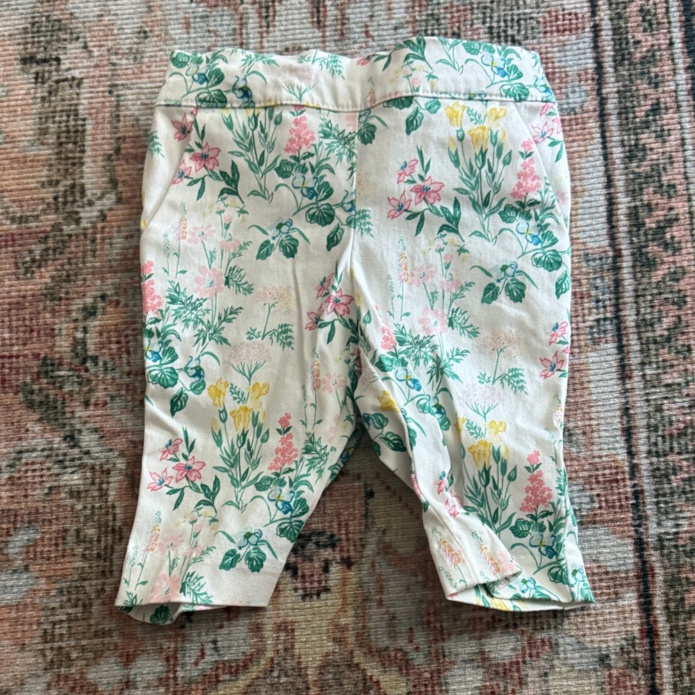 Janie and Jack Floral Pants